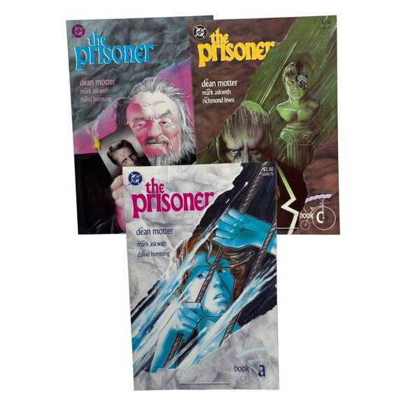 Dean Motter Other - The Prisoner Comic Book Series By Dean Motter Books A B C 1980s Cult TV Sequel